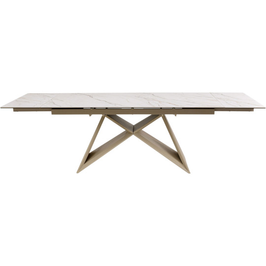 Mesa Extensível Nelly Greige 180(40+40)x90cm