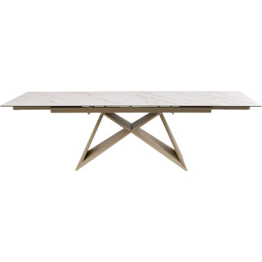 Mesa Extensível Nelly Greige 180(40+40)x90cm