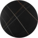 Mesa  Invitation Set Cerâmica Preta Ø120cm