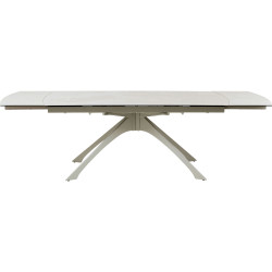 Mesa Extensível Lana Greige 180(40+40)x90cm