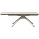 Mesa Extensível Lana Greige 180(40+40)x90cm