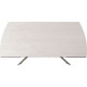 Mesa Extensível Lana Greige 180(40+40)x90cm