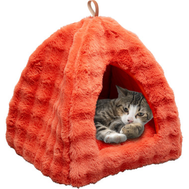 Cama para Cão/Gato Lulu Hut Laranja