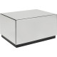 Mesa de centro Luxy Espelho Gaveta 80x60cm