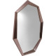 Espelho de parede Octagon Coffee 120x120cm