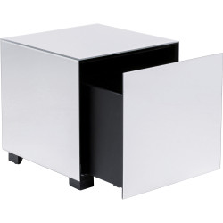 Mesa de apoio Luxy Mirror Drawer 45x45cm