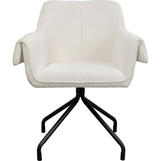 Cadeira giratória Bess Creme