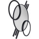 Espelho de parede Triple Circle 124x119cm