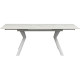 Mesa Extensível  Xenia Branco 140(+30+30)x80cm