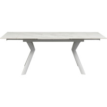 Mesa Extensível  Xenia Branco 140(+30+30)x80cm