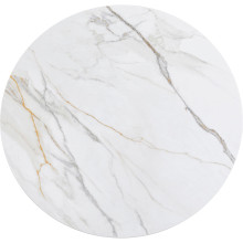 Tampo de mesa Invitation Round Ceramic Branco Ø120cm