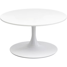 Mesa de centro Schickeria Branco Ø80cm