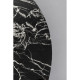 Mesa de centro Schickeria Marble Preto Ø110cm