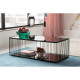 Mesa de centro Wire Double Preto 120x60cm