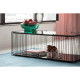 Mesa de centro Wire Double Preto 120x60cm