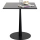 Bistro Mesa Capri Preto 70x70cm