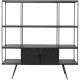 Estante Cosy Sixties Preto 180x183cm