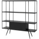 Estante Cosy Sixties Preto 180x183cm