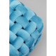 Pufe Weave Square Azul 47x47cm