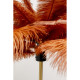 Candeeiro de pé Feather Palm Vermelho Ferrugem 165cm