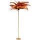 Candeeiro de pé Feather Palm Vermelho Ferrugem 165cm