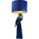 Candeeiro de Mesa Parrot Azul 84cm