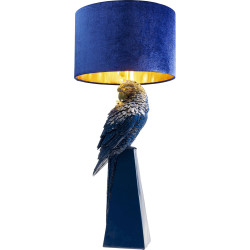 Candeeiro de Mesa Parrot Azul 84cm