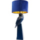 Candeeiro de Mesa Parrot Azul 84cm