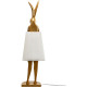 Candeeiro de pé Animal Rabbit Dourado/Branco 150cm