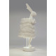 Candeeiro de Mesa Animal Rabbit Fur Branco/Prateado 68cm