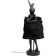 Candeeiro de Mesa Animal Rabbit Fur Preto/Dourado 68cm