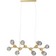 Candeeiro de Tecto Atomic Balls Bronze 190cm
