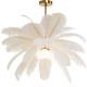 Candeeiro de Tecto Feather Palm Branco Ø87cm
