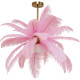 Candeeiro de Tecto Feather Palm Rosa Ø87cm