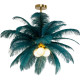 Candeeiro de Tecto Feather Palm Verde Ø87cm