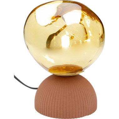 Candeeiro de Mesa Magic Ball Dourado 21cm