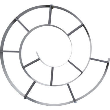 Estante de parede Snail Prateada-70755 (10)