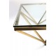Mesa de Centro Network Dourada 105x105cm