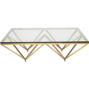 Mesa de Centro Network Dourada 105x105cm