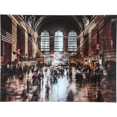 Quadro de Vidro Grand Central Station 120x160cm