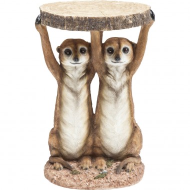 Mesa de Apoio Animal Meerkat Sisters Ø33cm-79748 (6)