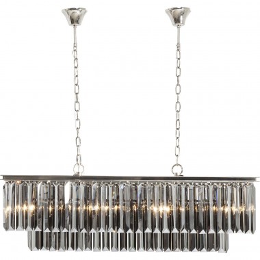 Candeeiro de Tecto Smoky Lounge Rectangular