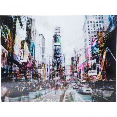 Quadro de Vidro Times Square Move 120x160cm-35857 (3)