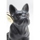 38719.JPG - Peça Decorativa Sitting Angel Dog Dourado/Preto