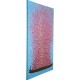 Tela a Óleo Flower Boat Azul/Rosa 160x120cm-37104 (6)