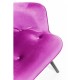 Cadeirão Vicky em veludo Roxo