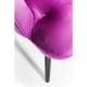 Cadeirão Vicky em veludo Roxo