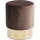 Banco Cherry Castanho/Dourado Ø35cm