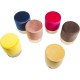 Banco Cherry Castanho/Dourado Ø35cm