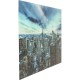 Quadro de Vidro New York Sunset 120x160cm